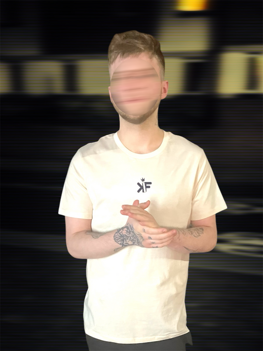 Cream Flock Tee